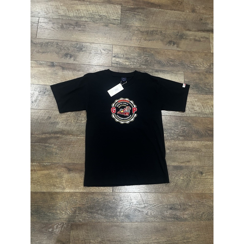 NWT Monaco Grand Prix Embroidered Formula 1 Racing‎ Tee Black Medium
